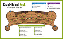Cargar imagen en el visor de la galería, Kraxlboard Rock:nuestro paquete completo para principiantes y profesionales. Amplia selección de agarre y ampliable.
