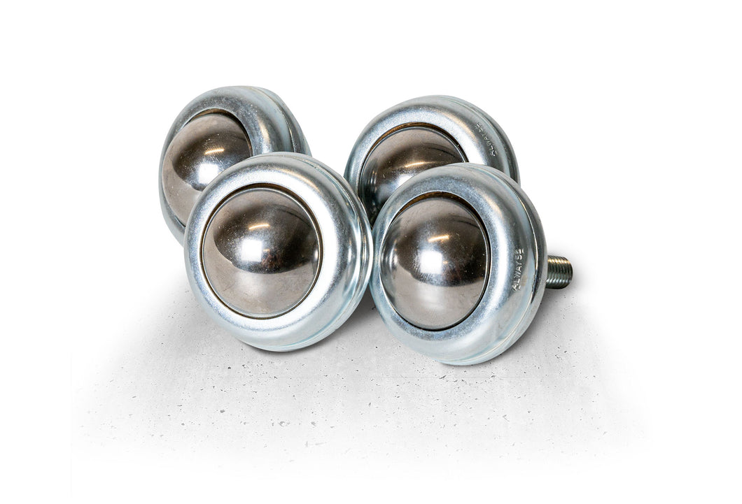 Ball casters for the coreboard