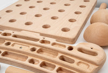 Carica l&#39;immagine nel visualizzatore di Gallery, Kraxlboard Rock, Pegboard e semisfere - Il nostro pacchetto triplo professionale in un set di risparmio
