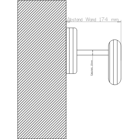 Snake Pull-Up Bar - for mounting on the wall